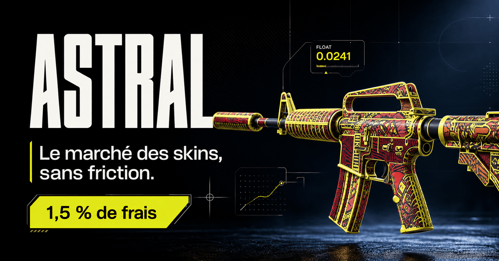 ASTRAL, le marché des skins sans friction
